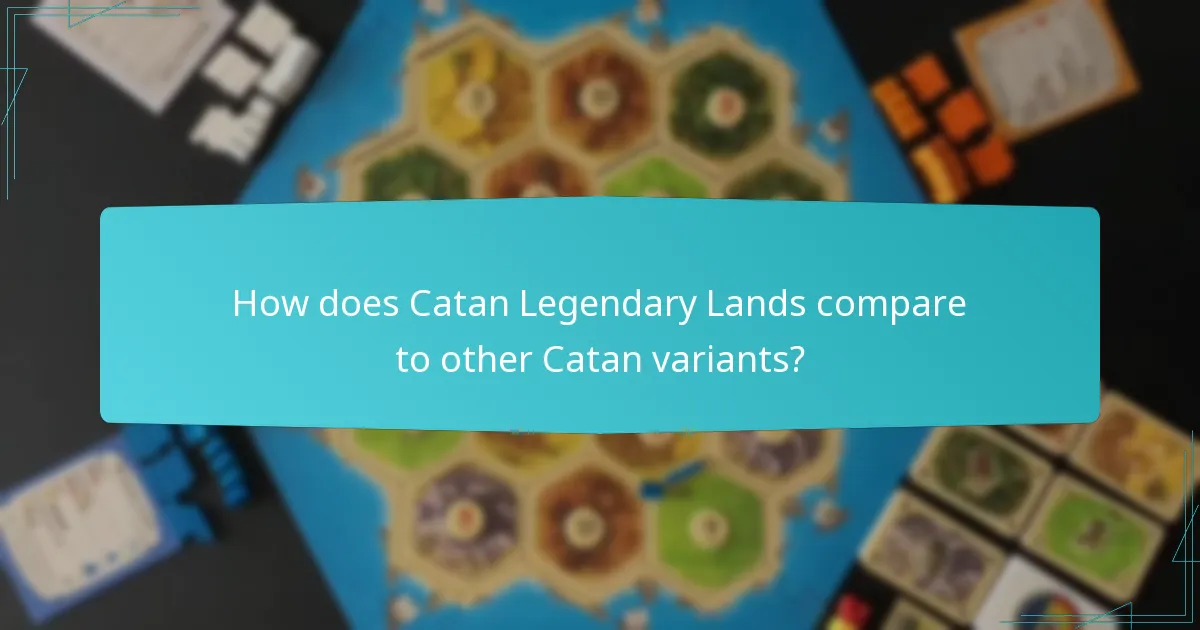 How does resource diversity work in Catan Legendary Lands?