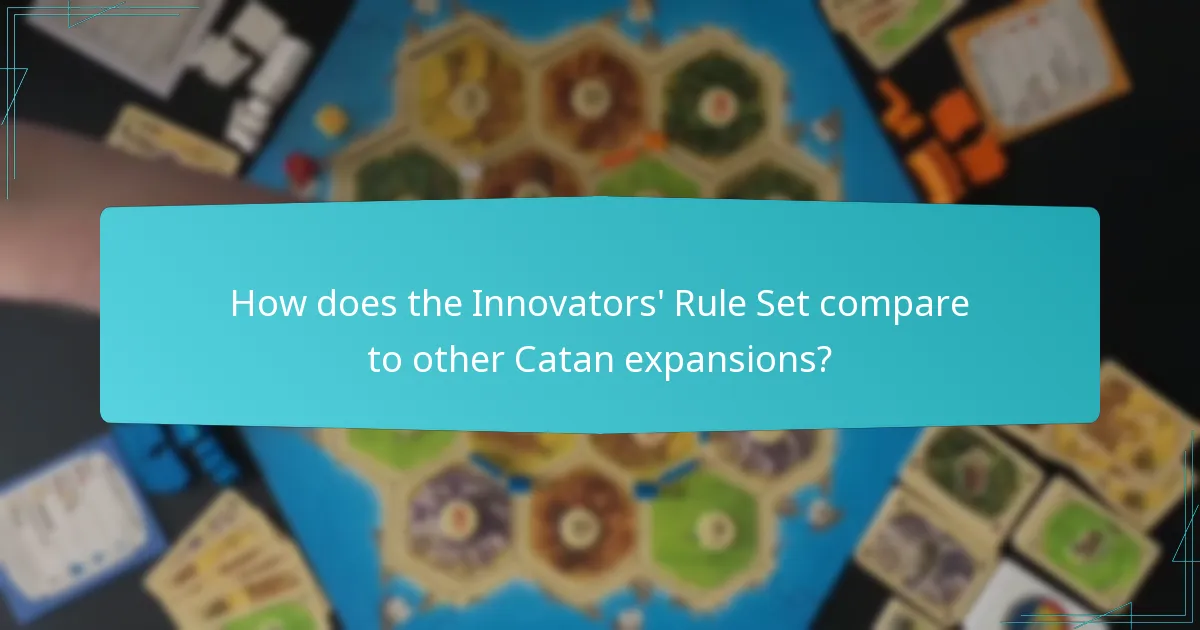 How does the Innovators’ Rule Set enhance player engagement?