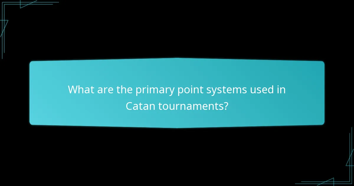 Which factors influence scoring strategies in Catan tournaments?